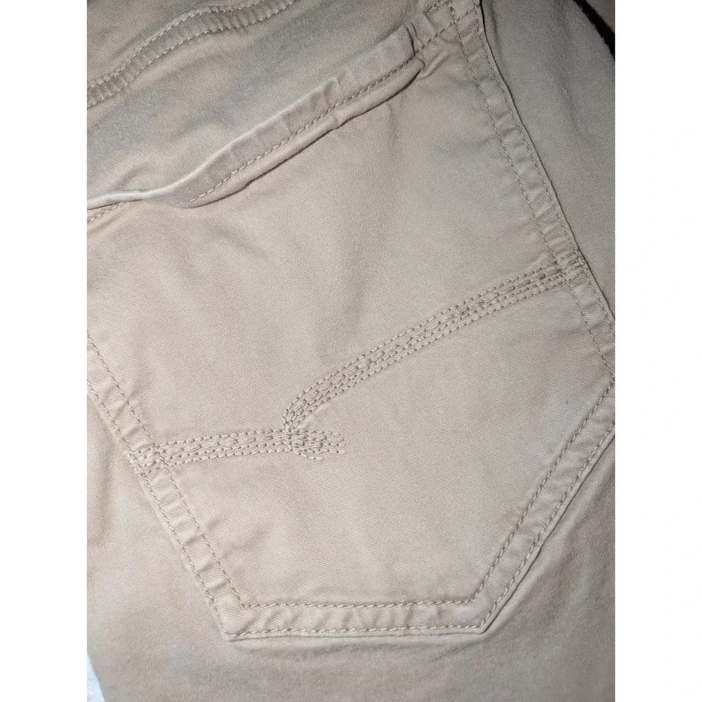 Mavi Jeans Matt Relaxed Straight Leg Mens 34x32 Beige Stretch